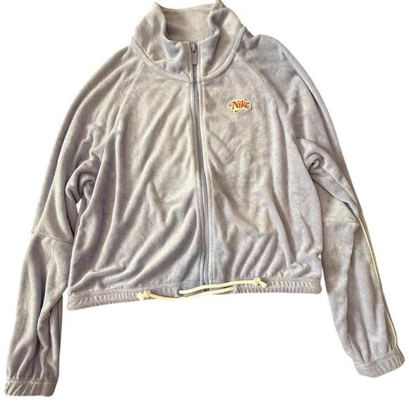 Nike Vintage Velour Zip-Up Jacket Size M - Picture 1 of 7